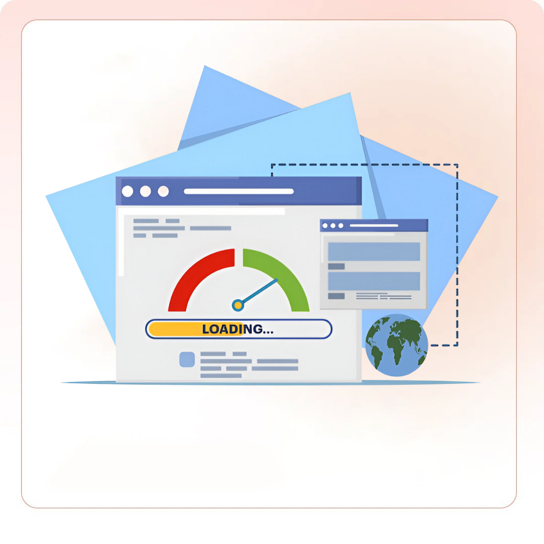 UTM Parameters visual showing campaign tracking and webpage performance speed